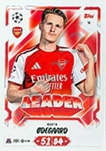 16 Martin Ødegaard – Topps UEFA Champions League & Europa League 2026-2027. Match Attax