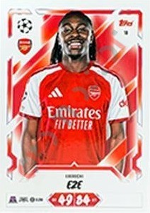 18 Eberechi Eze – Topps UEFA Champions League & Europa League 2026-2027. Match Attax