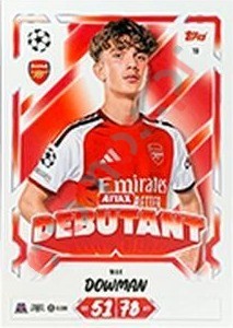 19 Max Dowman – Topps UEFA Champions League & Europa League 2026-2027. Match Attax