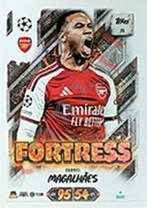 26 Gabriel Magalhães – Topps UEFA Champions League & Europa League 2026-2027. Match Attax