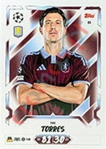 65 Pau Torres – Topps UEFA Champions League & Europa League 2026-2027. Match Attax
