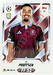 67 Ian Maatsen – Topps UEFA Champions League & Europa League 2026-2027. Match Attax