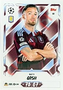 68 Matty Cash – Topps UEFA Champions League & Europa League 2026-2027. Match Attax