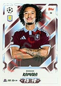 69 Boubacar Kamara – Topps UEFA Champions League & Europa League 2026-2027. Match Attax