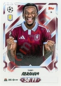 74 Tammy Abraham – Topps UEFA Champions League & Europa League 2026-2027. Match Attax