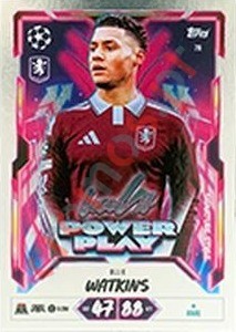 78 Ollie Watkins – Topps UEFA Champions League & Europa League 2026-2027. Match Attax
