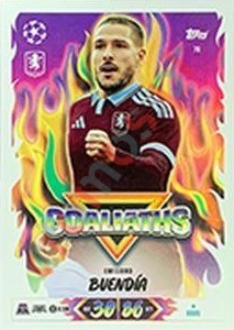 79 Emiliano Buendía – Topps UEFA Champions League & Europa League 2026-2027. Match Attax