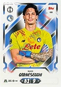 406 Marco Carnesecchi – Topps UEFA Champions League & Europa League 2026-2027. Match Attax