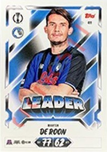 411 Marten de Roon – Topps UEFA Champions League & Europa League 2026-2027. Match Attax