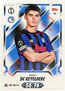 413 Charles De Ketelaere – Topps UEFA Champions League & Europa League 2026-2027. Match Attax