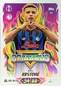 421 Nikola Krstović – Topps UEFA Champions League & Europa League 2026-2027. Match Attax