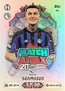 423 Gianluca Scamacca – Topps UEFA Champions League & Europa League 2026-2027. Match Attax