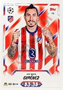 173 José María Giménez – Topps UEFA Champions League & Europa League 2026-2027. Match Attax