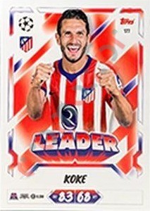 177 Koke – Topps UEFA Champions League & Europa League 2026-2027. Match Attax