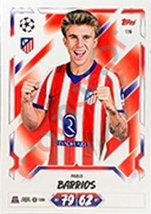 179 Pablo Barrios – Topps UEFA Champions League & Europa League 2026-2027. Match Attax