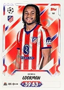 182 Ademola Lookman – Topps UEFA Champions League & Europa League 2026-2027. Match Attax
