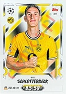 227 Nico Schlotterbeck – Topps UEFA Champions League & Europa League 2026-2027. Match Attax