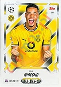230 Felix Nmecha – Topps UEFA Champions League & Europa League 2026-2027. Match Attax