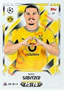 231 Marcel Sabitzer – Topps UEFA Champions League & Europa League 2026-2027. Match Attax