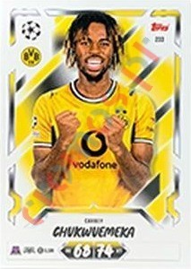 233 Carney Chukwuemeka – Topps UEFA Champions League & Europa League 2026-2027. Match Attax