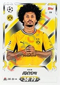 236 Karim Adeyemi – Topps UEFA Champions League & Europa League 2026-2027. Match Attax