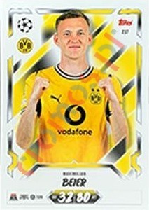 237 Maximilian Beier – Topps UEFA Champions League & Europa League 2026-2027. Match Attax