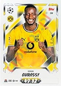 238 Serhou Guirassy – Topps UEFA Champions League & Europa League 2026-2027. Match Attax