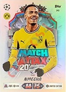 243 Felix Nmecha – Topps UEFA Champions League & Europa League 2026-2027. Match Attax