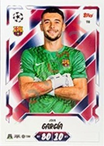 118 Joan García – Topps UEFA Champions League & Europa League 2026-2027. Match Attax