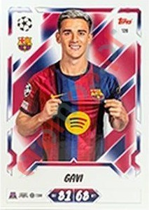 126 Gavi – Topps UEFA Champions League & Europa League 2026-2027. Match Attax