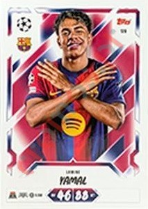 128 Lamine Yamal – Topps UEFA Champions League & Europa League 2026-2027. Match Attax