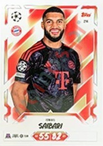 214 Ismael Saibari – Topps UEFA Champions League & Europa League 2026-2027. Match Attax