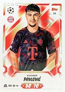 215 Aleksandar Pavlović – Topps UEFA Champions League & Europa League 2026-2027. Match Attax