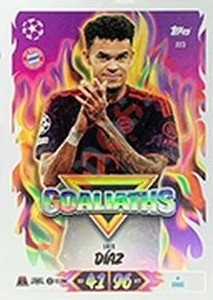 223 Luis Díaz – Topps UEFA Champions League & Europa League 2026-2027. Match Attax