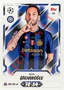 395 Hakan Çalhanoğlu – Topps UEFA Champions League & Europa League 2026-2027. Match Attax