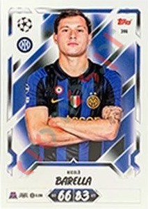 396 Nicolò Barella – Topps UEFA Champions League & Europa League 2026-2027. Match Attax