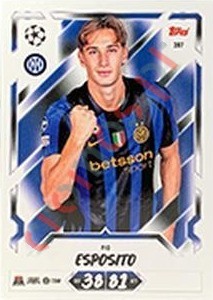 397 Pio Esposito – Topps UEFA Champions League & Europa League 2026-2027. Match Attax
