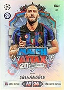 405 Hakan Çalhanoğlu – Topps UEFA Champions League & Europa League 2026-2027. Match Attax