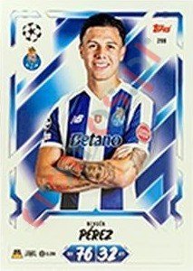 298 Nehuén Pérez – Topps UEFA Champions League & Europa League 2026-2027. Match Attax
