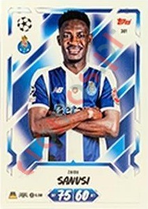 301 Zaidu Sanusi – Topps UEFA Champions League & Europa League 2026-2027. Match Attax