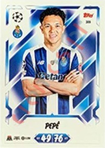 309 Pepê – Topps UEFA Champions League & Europa League 2026-2027. Match Attax