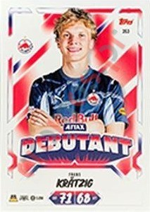 353 Frans Krätzig – Topps UEFA Champions League & Europa League 2026-2027. Match Attax