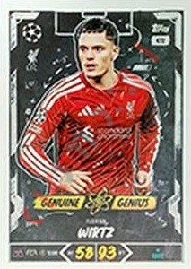 472 Florian Wirtz – Topps UEFA Champions League & Europa League 2026-2027. Match Attax