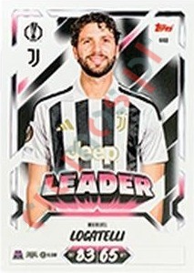 448 Manuel Locatelli – Topps UEFA Champions League & Europa League 2026-2027. Match Attax