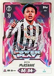 456 Weston McKennie – Topps UEFA Champions League & Europa League 2026-2027. Match Attax