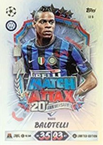 LE6 Mario Balotelli – Topps UEFA Champions League & Europa League 2026-2027. Match Attax
