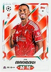 88 Ryan Gravenberch – Topps UEFA Champions League & Europa League 2026-2027. Match Attax