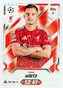 89 Florian Wirtz – Topps UEFA Champions League & Europa League 2026-2027. Match Attax