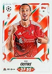 93 Hugo Ekitiké – Topps UEFA Champions League & Europa League 2026-2027. Match Attax