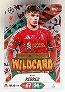 95 Milos Kerkez – Topps UEFA Champions League & Europa League 2026-2027. Match Attax